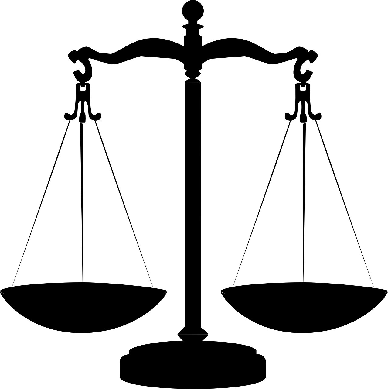 scales, justice, balanced, black, silhouette, empty, weight, law, equality, fairness, compare, justice, justice, law, law, law, law, law, equality-310962.jpg